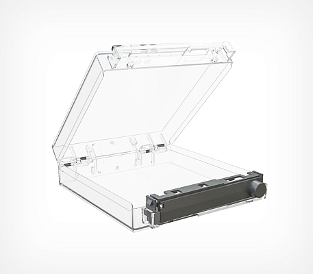 Противокражный бокс - сейфер 115х110х28 мм EUROBOX-S, применение