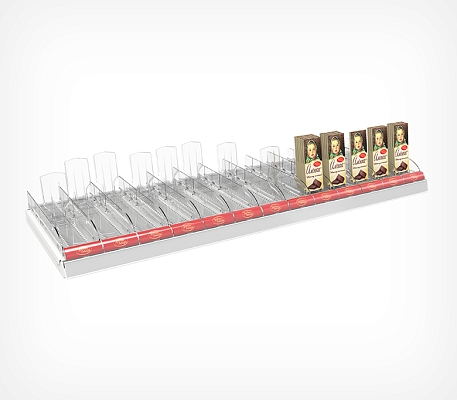 Набор из 13 лотков для выкладки плиточного шоколада CHOCO-TRAY-SET13, применение
