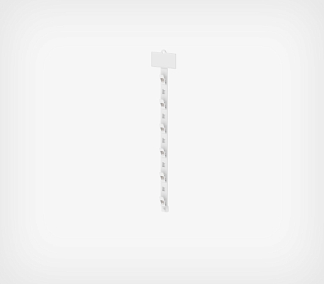 Топпер для подвесной пластиковой ленты CLIP STRIP-W-08, 40х70 мм STRIP TOP-S