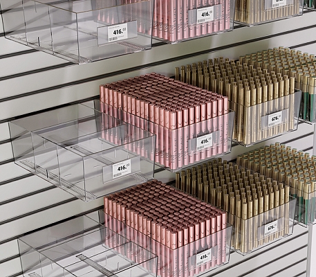 Накопитель универсальный с креплением в экономпанель и разделителями MIDIBOX-EP
