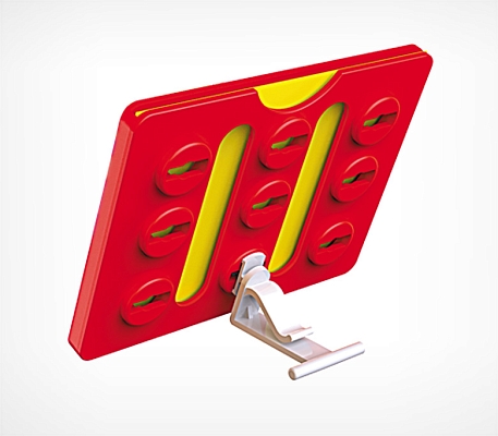 Универсальная клипса - задняя опора рамок ТЕХНО МИНИ TECHNO SUPPORT CLIP