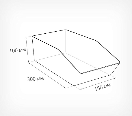 Накопитель универсальный малый MINIBOX, схема, габариты