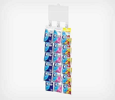 Топпер для подвесной пластиковой ленты CLIP STRIP-W-08, 100х145 мм STRIP TOP-L