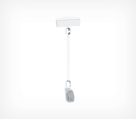 Ценникодержатель-улитка на край ROLL-CLIP-L