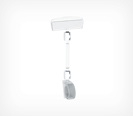 Ценникодержатель-улитка на край ROLL-CLIP-L
